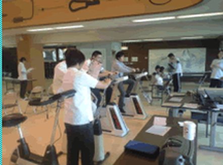 健康測定イベントの様子