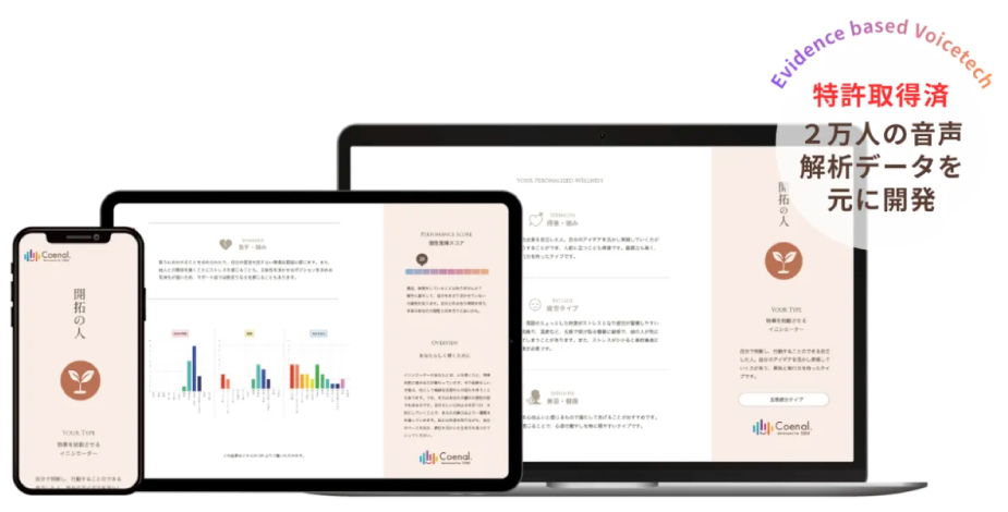 健康傾向を見える化 Coenal.(コエナル) 製品画像