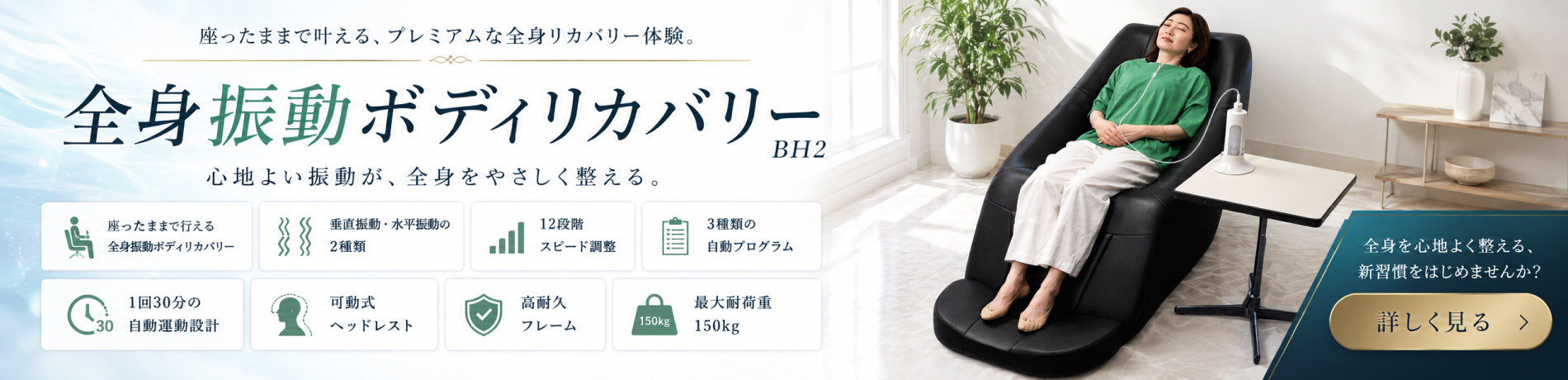 スマート運動リラックスチェア（律動チェア） BH2