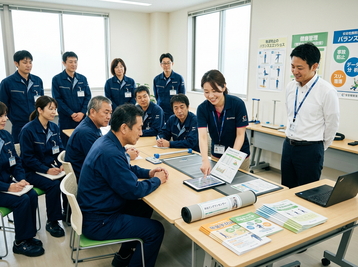 職場の転倒災害対策プログラムが選ばれる理由