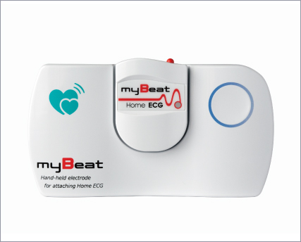 携帯型心電計myBeat ホームECGの製品画像
