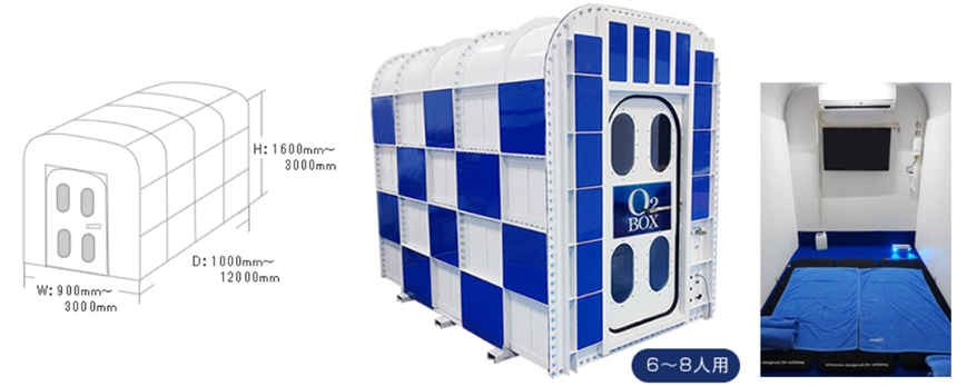 高気圧酸素カプセル O2 BOX(オーツーボックス)