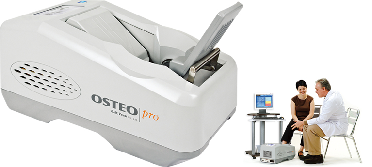 超音波骨密度測定装置 OSTEO pro スマート 管理医療機器(クラス２)　製品画像